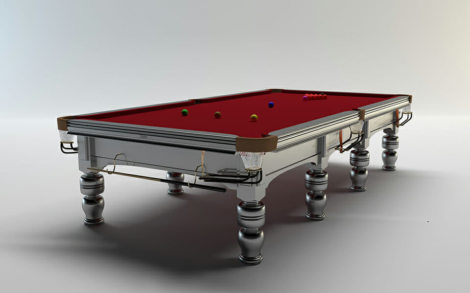 Table Snooker de compétition 12ft avec accessoires